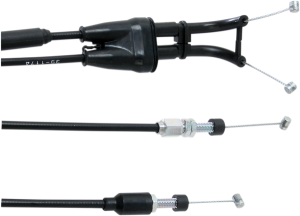 MOOSE RACING Black Vinyl Throttle Cable Black, 5, nordicamoto.ro