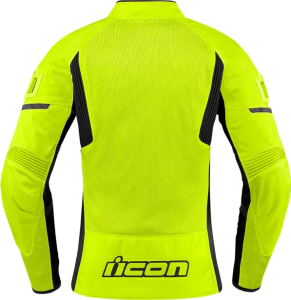 Geaca Textil Dama Icon Contra2™ Black/Fluorescent Yellow XS, 3, nordicamoto.ro