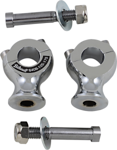 7/8(r) Slimline Risers Silver