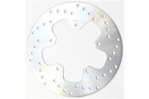 Round Hpsr Solid Brake Rotor Silver, Stainless Steel, 1, nordicamoto.ro