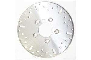 Round D-series Scooter Brake Rotor Silver, Stainless Steel, 1, nordicamoto.ro