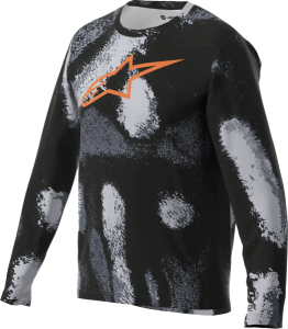 Tricou cu mâneci lungi A-Dura Ride, negru camuflaj, nordicamoto.ro