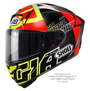 Casca Integrala SHOEI X-SPR PRO DIGGIA2 TC-3 Negru/Rosu/Galben XS, 3, nordicamoto.ro