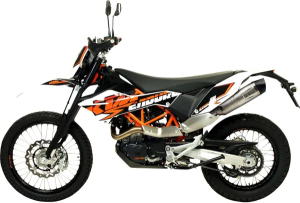 Tobă de eșapament LeoVince LV One Evo Slip-On pentru KTM 690 Enduro / 690 SMC și Husqvarna 701 Enduro / Supermoto (2008-2011), 2, nordicamoto.ro