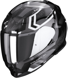 Casca integrala SCORPION EXO-491 SPIN Negru/Alb