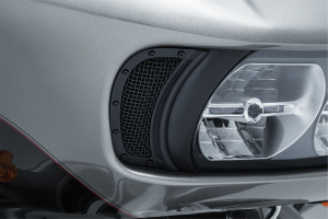 Mesh Headlight Vent Accents Black