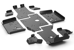 SCUT PROTECȚIE ATV CFMOTO CFORCE 400 / 450 S / 500 / 520 S – HDPE 8MM, NEGRU, 6, nordicamoto.ro