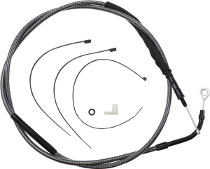High-efficiency Polished Karbonfibr Clutch Cable Silver, 1, nordicamoto.ro