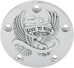 Live To Ride Points Cover Gold