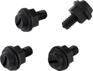 License Plate Bolt Set Black, 1, nordicamoto.ro