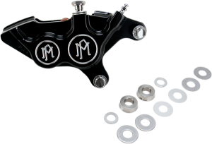 Four-piston Differential-bore Caliper Black, Matte, Aluminum, 2, nordicamoto.ro