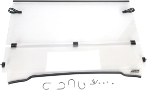 Full Folding Windshield Clear 