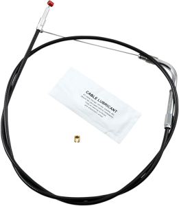 Black Vinyl Throttle/idle Cable Black +152 mm (6''), 1, nordicamoto.ro