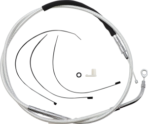 High-efficiency Braided Sterling Chromite Ii® Clutch Cable Silver