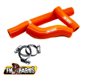 Kit Furtune Radiator Silicon KTM/Husqvarna 2017-2019 Portocalii Fm-Parts, nordicamoto.ro