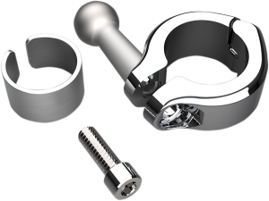 Aluminum Clamp Kit Silver, 1, nordicamoto.ro