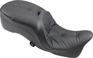 Backrest Compatible 2-up Leather Touring Seat Black, 5, nordicamoto.ro