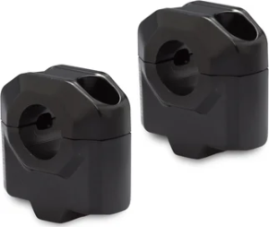 Suport pentru ghidon de 22 mm, negru, vopsit prin pulverizare, 1, nordicamoto.ro