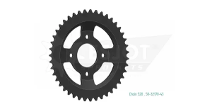 Pinion standard spate 520, negru 