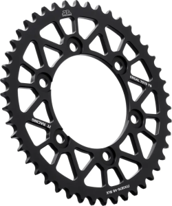 Pinion spate din aluminiu Racelite, negru , nordicamoto.ro