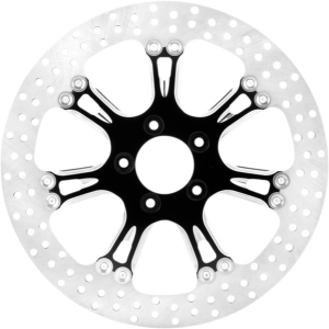 Two-piece Brake Rotor Black, Silver, Matte