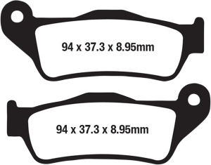 Organic Harley/buell Brake Pads, 2, nordicamoto.ro