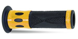 Single Density Grips Anodized, Black, Gold