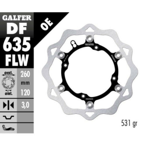 Disc frana fata Beta 250-525 RR Galfer Floating