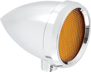 Smooth Style Speeding Bullet Led Marker Lights Chrome, 1, nordicamoto.ro