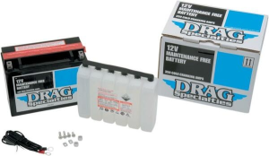 Drag Specialties Agm Maintenance-free Battery, 2, nordicamoto.ro