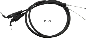 MOOSE RACING Black Vinyl Throttle Cable Black , nordicamoto.ro