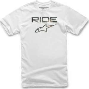 Ride 2.0 T-shirt White, Military Green 