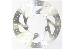 Round Hpsr Solid Brake Rotor Silver, Stainless Steel