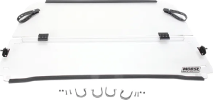Parbriz complet rabatabil, transparent, 1, nordicamoto.ro
