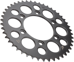 Lightweight Steel Sprocket Black, Zinc, 1, nordicamoto.ro
