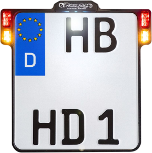 All-inn 2.0 Chrome Lic Plate W/led Light Brk & Rear (a) Chrome