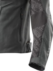 Geaca de piele KTM HELICAL Negru 48, 3, nordicamoto.ro