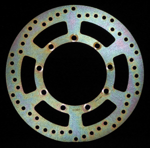 Round D-series Fixed Offroad Brake Rotor Gold, Zinc, 1, nordicamoto.ro