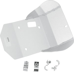 MOOSE RACING Placă de protecție din aluminiu, argintie 