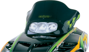 Cobra Windshield Black, Green