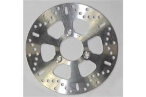 Round Fixed Brake Rotor Silver, Stainless Steel, 1, nordicamoto.ro