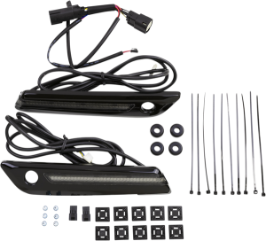 Led Saddlebag Hinge Covers Black, 3, nordicamoto.ro