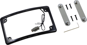 Radius Led License Plate Frame For Cvo White
