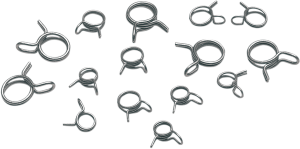 Wire Clamps Silver, 1, nordicamoto.ro