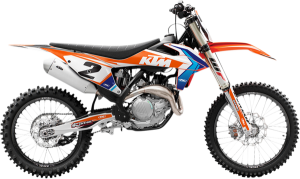 Evo Graphics Kit Black, Blue, Orange, White