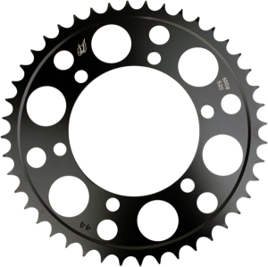 Lightweight Steel Rear Sprocket Black, Anodized