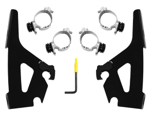 Batwing Fairing Trigger-lock Mounting Kit Black, 1, nordicamoto.ro