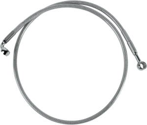 Stainless Steel Brake Line Kit Silver, Clear-coated, 1, nordicamoto.ro