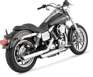 3(r) Round Twin Slash Slip-on Mufflers Black, 1, nordicamoto.ro