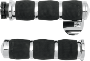 3-ring Air Cushioned Grips Black, 1, nordicamoto.ro